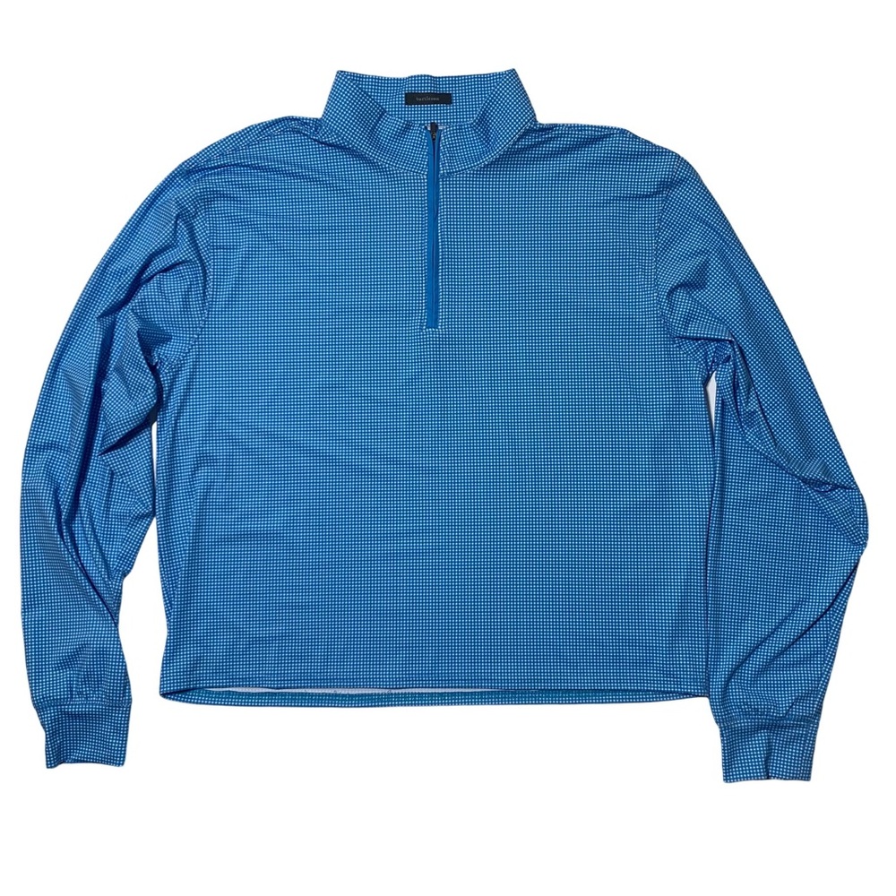 Men's Blue Quarter-Zip Sweater